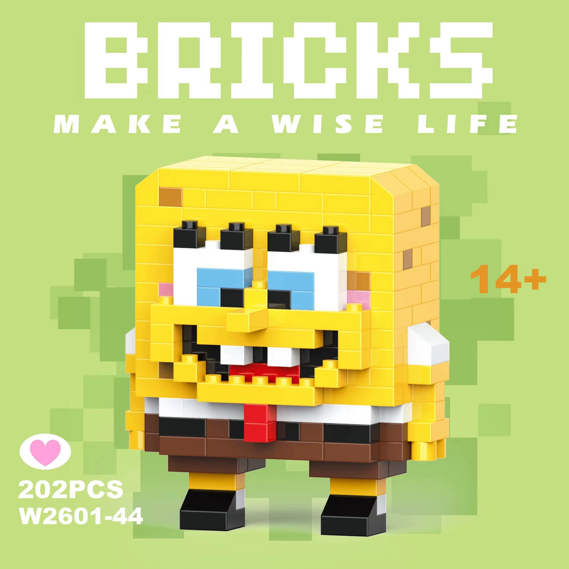 Building Block Set (Lego) Cartoon Characters, multi-model mini figures, 50+ variants