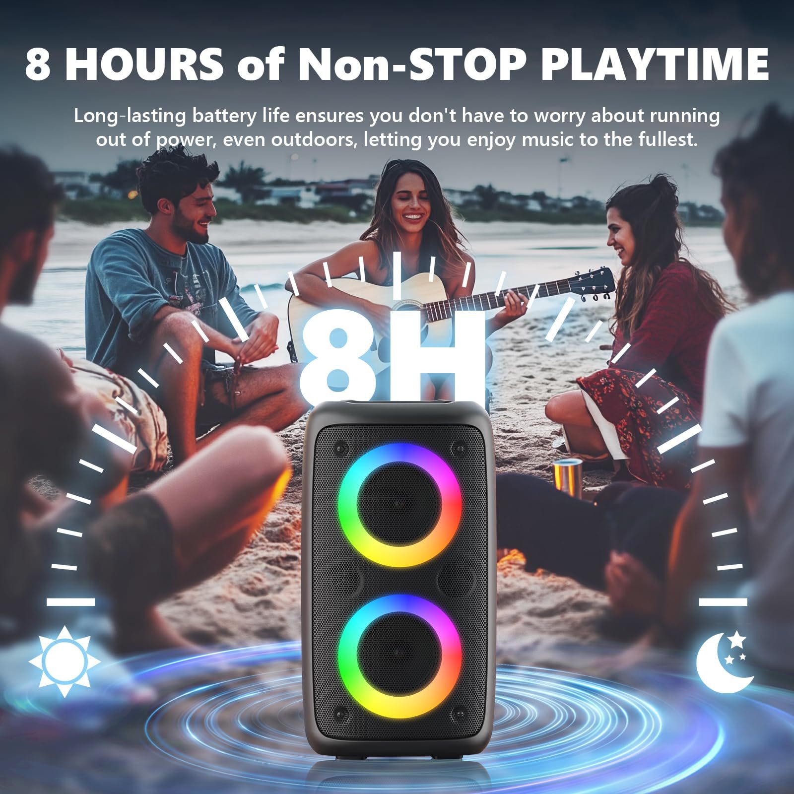 G-T3302 altavoces bluetooth coloridos explosivos transfronterizos micrófono al aire libre plaza danza fábrica de escenario sonido