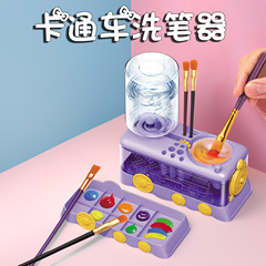 新しい Amazon Temu Xiyin ヘアブラシ クリーナー自動水交換ブラシ ホルダー ブラシ リンサー水彩