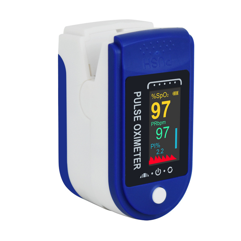 Oxímetro de dedo tipo Clip Monitor de frecuencia cardíaca detector de saturación de oxígeno en sangre médica Comercio exterior transfronterizo