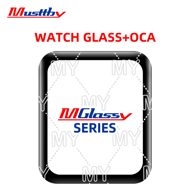 Apple iWatch Watch Musttby My Original Lcd Cover Oca Suitable for S7/S8 Outer Screen Glass Apple iWatch Watch Musttby My Original Lcd Cover Oca Suitable for S7/S8 Outer Screen Glass
