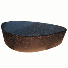 混凝土透光坐凳发光围边水磨石树池花坛户外清水泥透光休闲长座椅