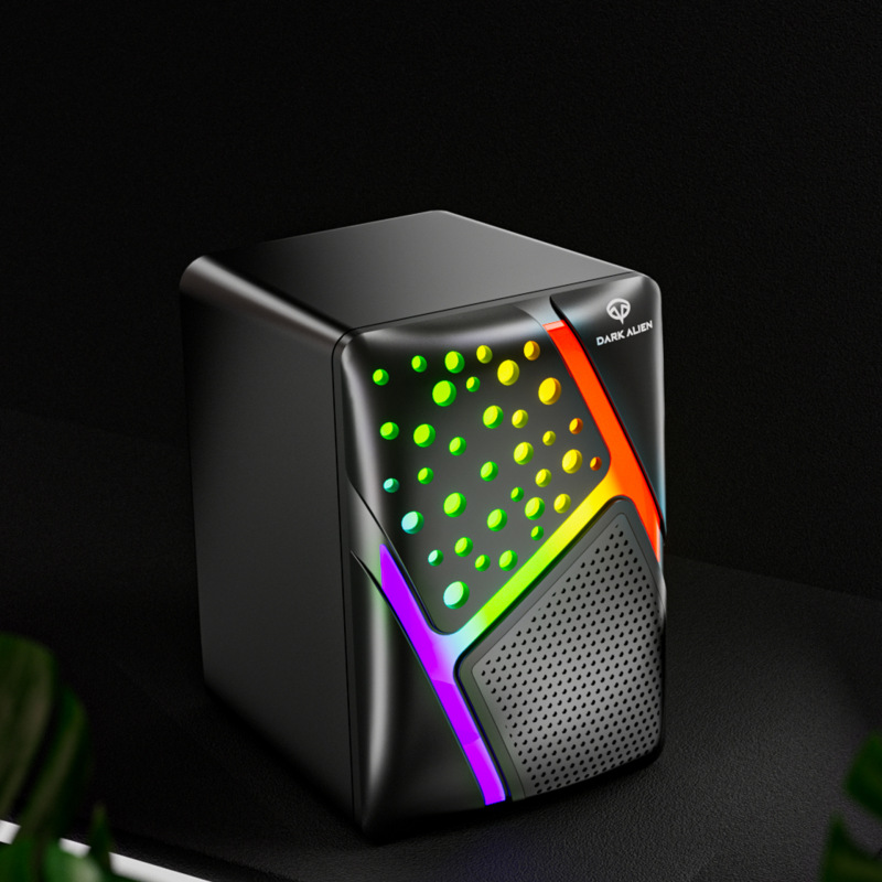 Dark alien有线発光オーディオデスクトップpcノートブックプラグアンドプレイusbミニオーディオ|undefined