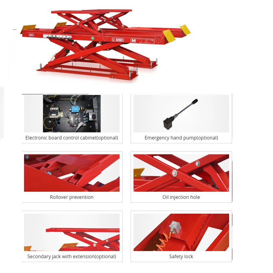 FSD-442L Серия Fushida Battle Eagle в тибетском двухслойном большом ножничном подъемнике