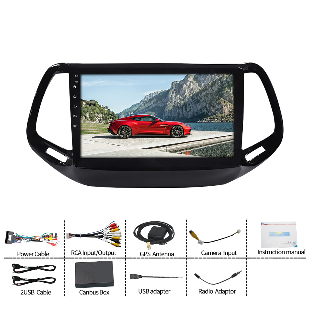 Aplicable a 17 Jeep Car Android navegación GPS todo en un coche Bluetooth revertir imagen MP5