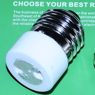 Adapter copper nickel plated E27 to MR16 GU5.3 G9 ceramic high quality aging test lamp holder