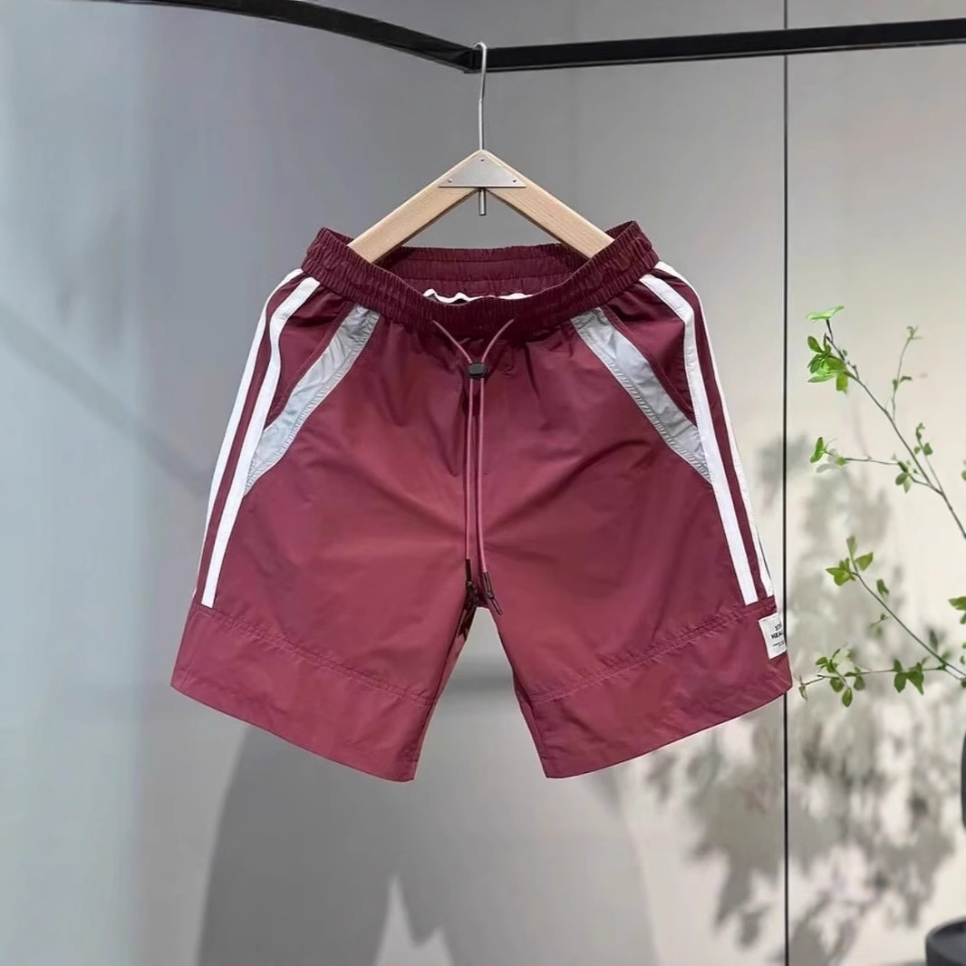 Men's Clothing Men's Summer Casual Five Point Shorts Style Trendy Loose Straight Leg Patchwork Sports Sweatpants Versatile_viptrois.com
