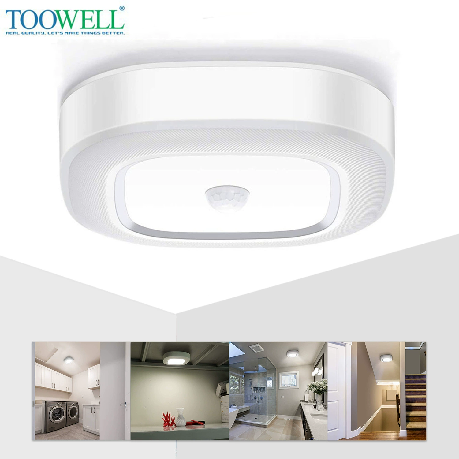 Трансграничные поставки потолочных светильников с датчиком движения, умных потолочных светильников для шкафов, светильников с датчиком для коридоров и спален.