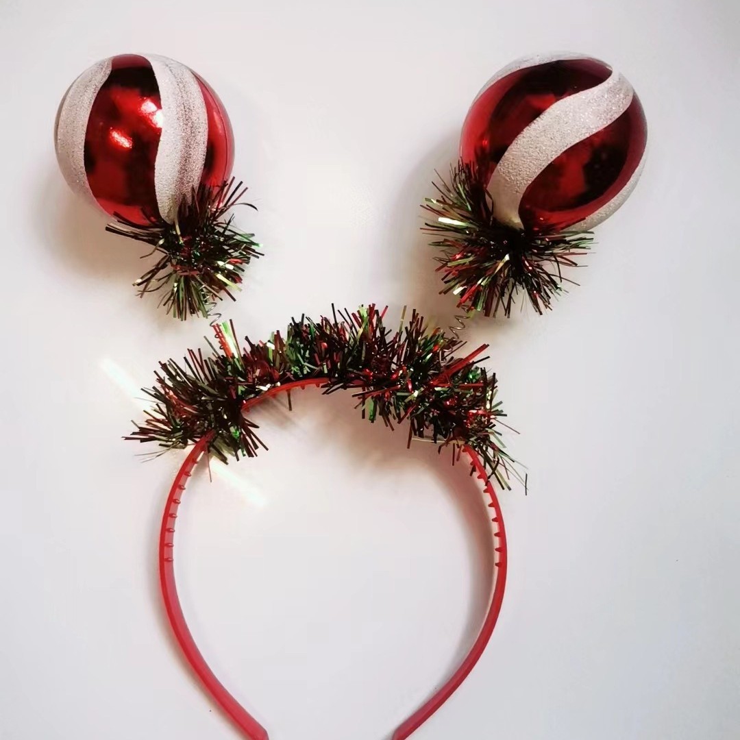 Venta caliente árbol de Navidad unicornio tocado Navidad fiesta de vacaciones vestido lindo diadema directo de fábrica de Navidad