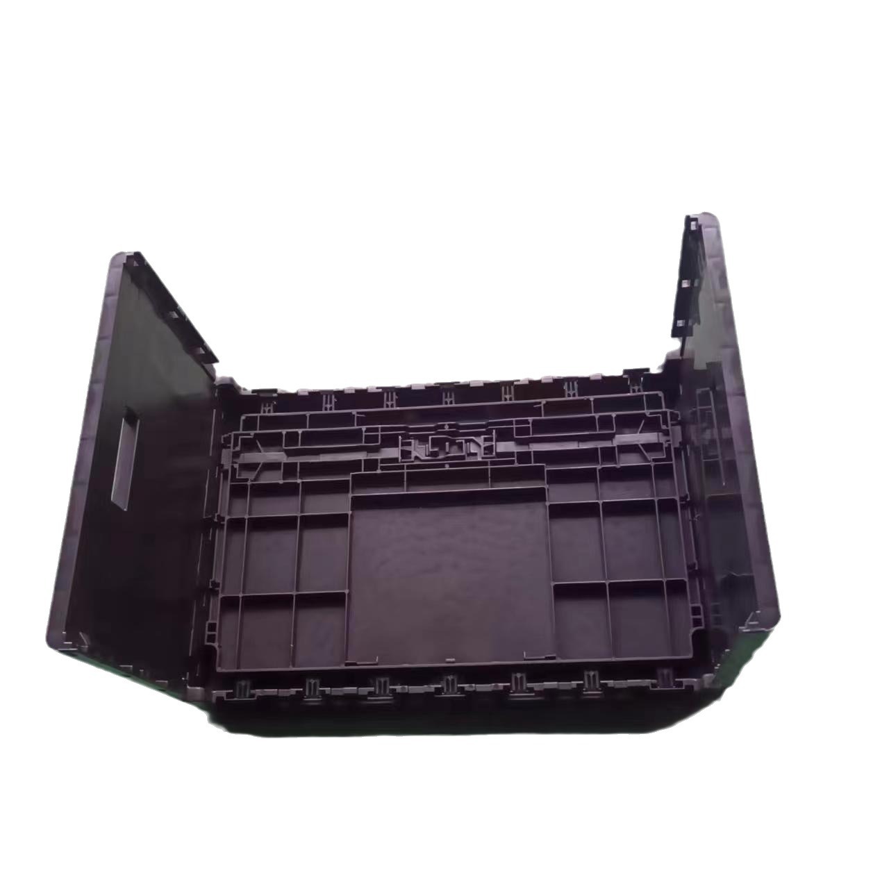 Nuevo material EUO4633 caja de plástico plegable caja logística estándar europea azul gris caja plegable antiestática 600400340 image 6