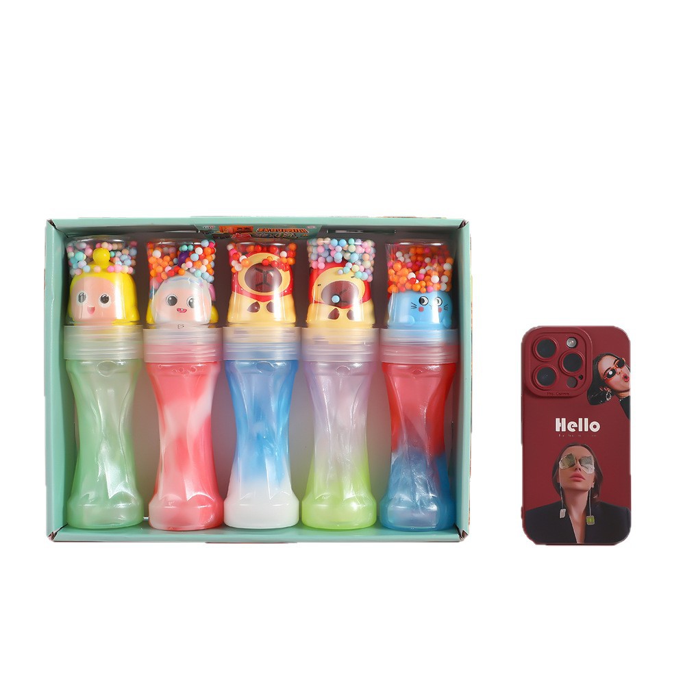 Antorcha de espuma de venta caliente transfronteriza slime barro de color descompresión manual no pegajoso rebote lento goma espumante juguetes para niños