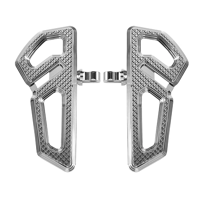 Motorcycle pedals Harley Universal Models Modified - four-grid-small-pedal-electroplating