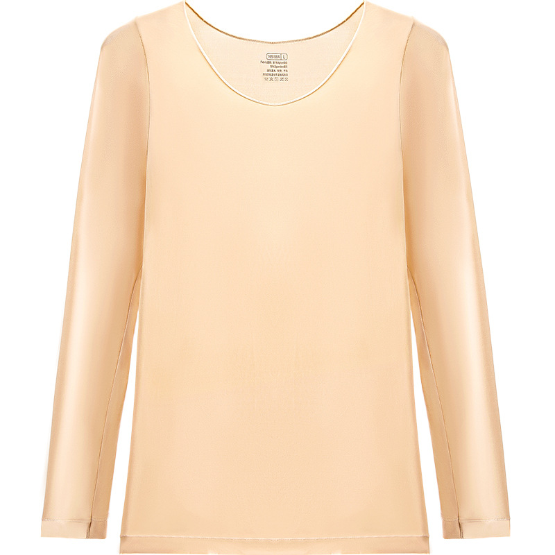 Calentamiento ropa interior damas chaqueta de otoño pantalones de otoño calentamiento conjunto invisible sin rastro almacenamiento de calor antiestático ropa de belleza de la piel ropa interior