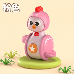 [Postage] Cartoon cute chicken sliding puzzle early education toys cute chicken team to guide the baby training crawling