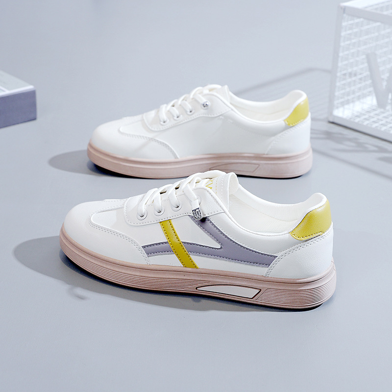 Kleine Witte Schoenen Dames S Lente Nieuwe Sport Koreaanse Versie Alle Match Student Platte Casual D_voghion.com