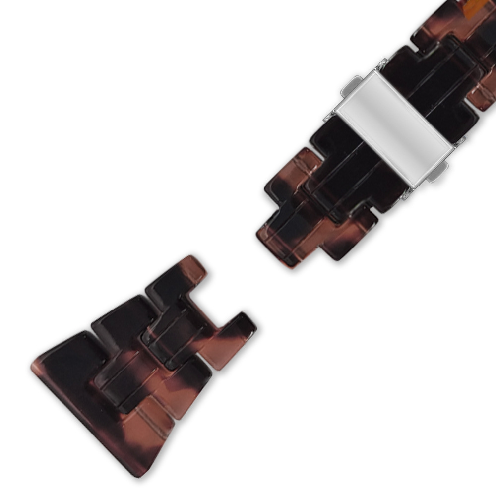 适用于Apple iwatch1-7代新款小蛮腰三株树脂苹果16mm表带