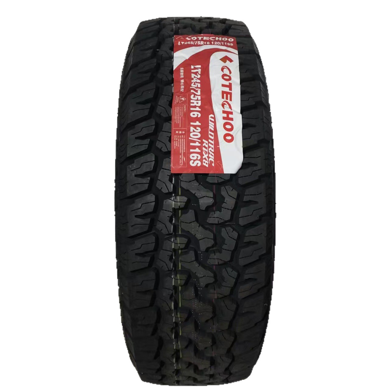 Brand New Genuine Changlushong Car Tire Lt245/75R16-Rtx8 120/116Q, Wear-Resistant and Durable