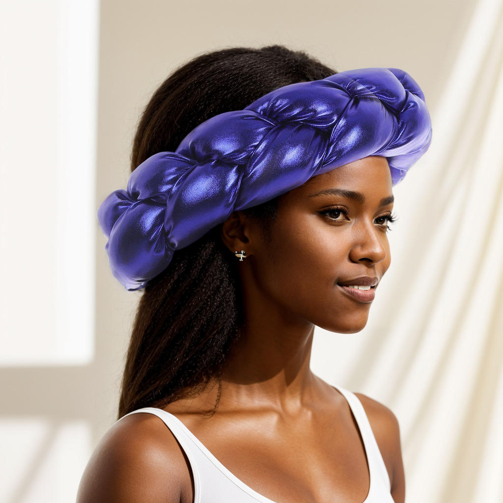 Cappello musulmano Treccia Fascia elastica multicolore musulmana_voghion.com