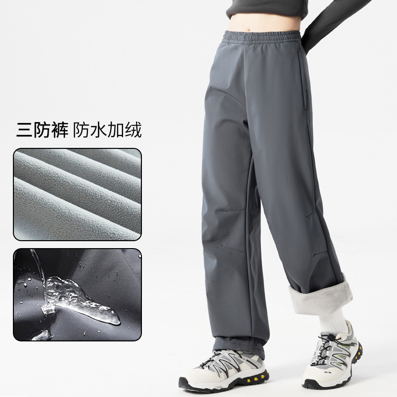 Teflon Three-Proof Assault Pants for Men in Spring and Summer, Breathable Soft Shell Assault Pants for Outdoor Sports, Mountaineering Paratrooper Pants, Lightweight Women's Models