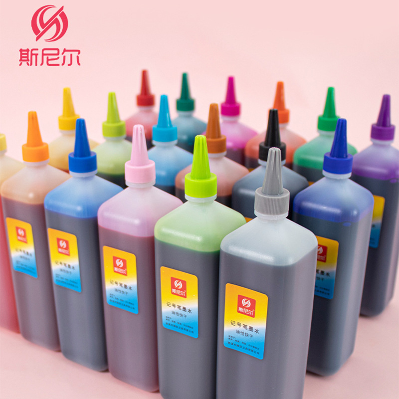 Snail Marker Ink Refill 200ML Multicolor Markers Color Filling Liquid Oil-based Universal