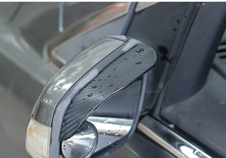 High-End Carbon Fiber Rain Shield for Rearview Mirrors, A-Grade Rain Cover for Mirrors