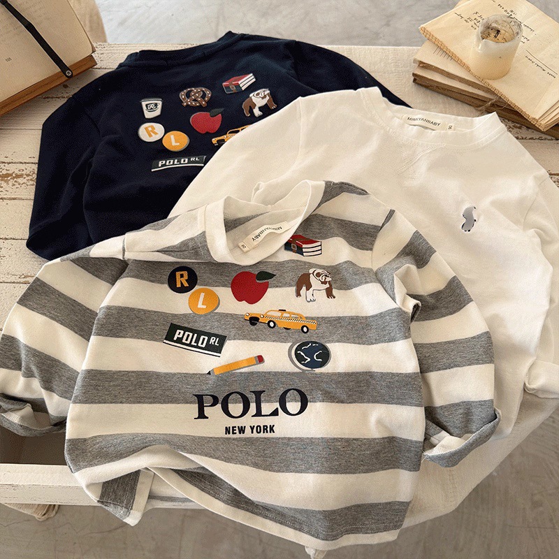 Children's cartoon cotton long-sleeve for boys