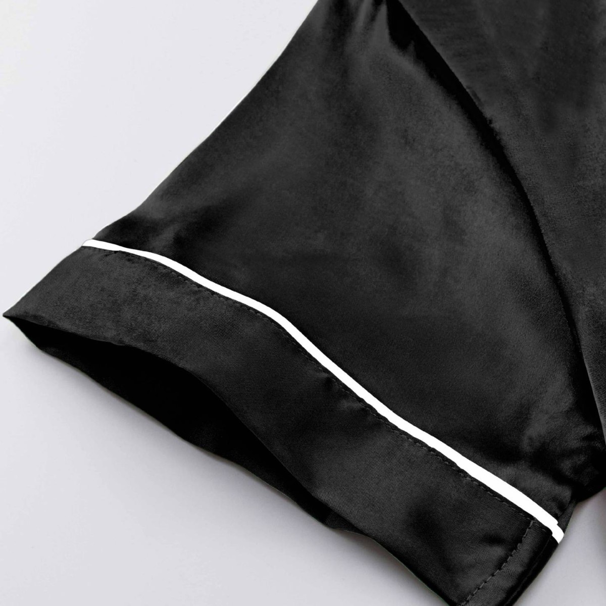 Comercio exterior transfronterizo Seddin pijamas de verano cardigan de color sólido con solapa mangas cortas pantalones largos lisos ropa de casa de mujer estilo francés
