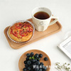 Brand tableware, storage system, fruit dinner plate from natural wood home use