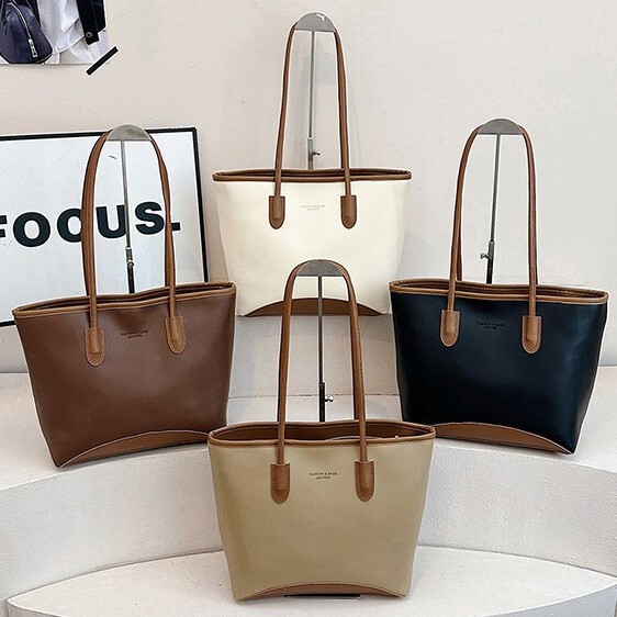 New cross-border versatile women's bag, large-capacity tote bag, fashionable commuter bag, shoulder bag, elegant women's bag with a high-end feel New cross-border versatile women's bag, large-capacity tote bag, fashionable commuter bag, shoulder bag, elegant women's bag with a high-end feel