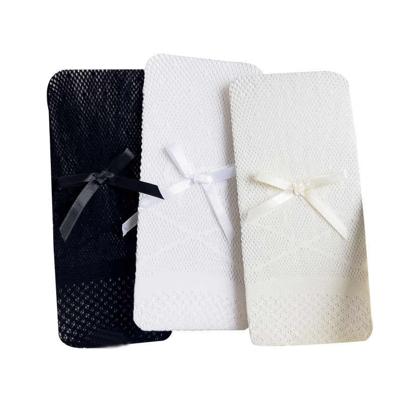 Blanco de seda bowknot leggings verano fino Lolita negro medias que adelgaza versátil JK malla calcetines fabricantes lote