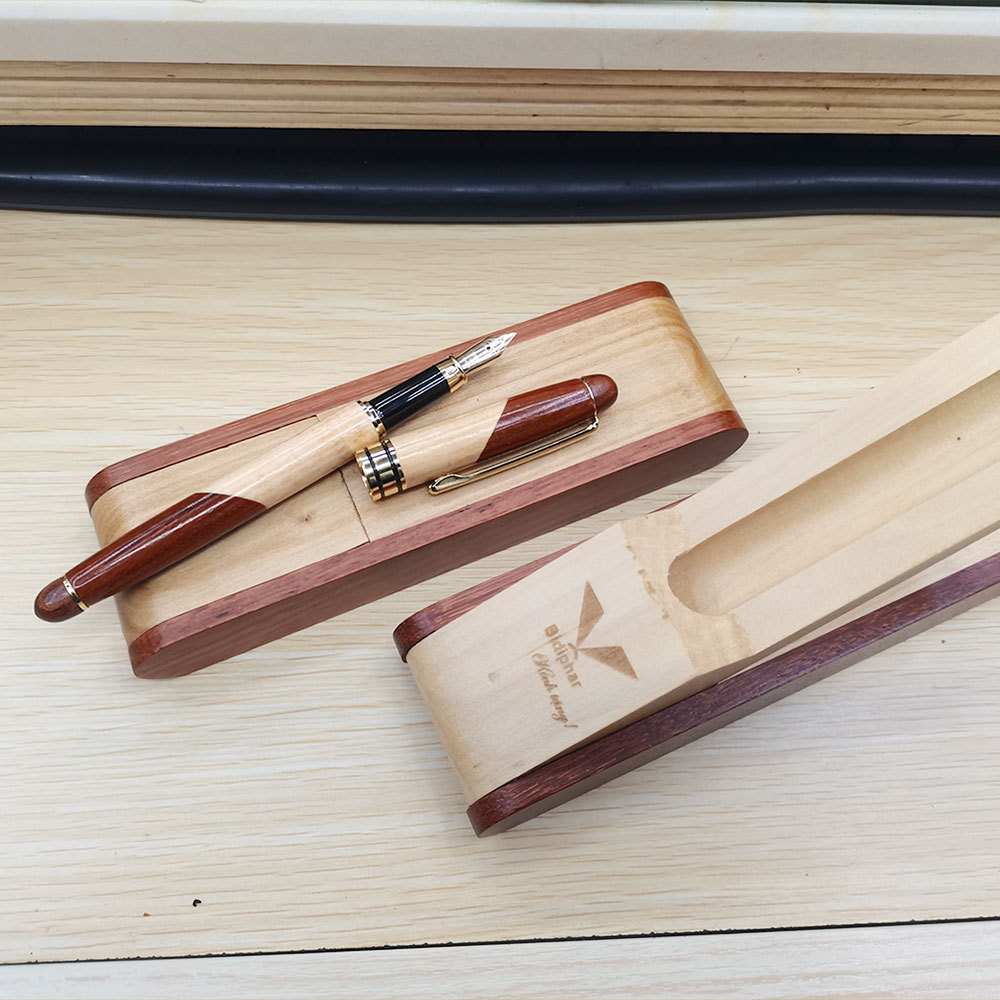 拼木钢笔