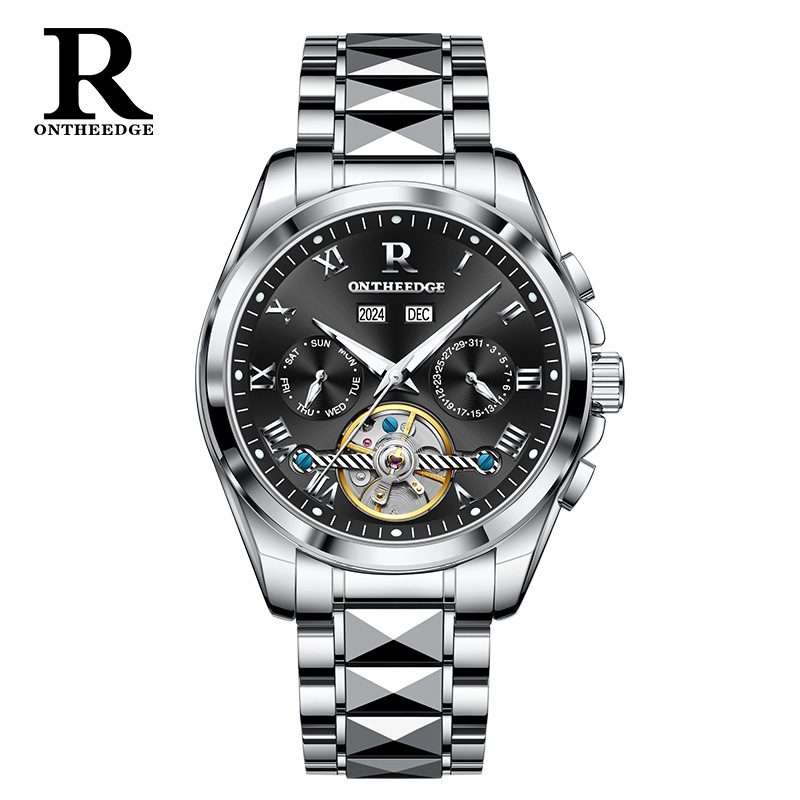 실버 및 블랙 스틸 [절묘한 선물 상자는 대신 전송됩니다]