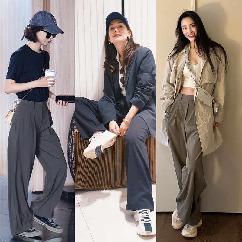 Correct Version! 26 Spring/Summer New Style Daydrift Women's High-Waisted Wide-Leg Pants Loose Casual Trousers Dress Pants Correct Version! 26 Spring/Summer New Style Daydrift Women's High-Waisted Wide-Leg Pants Loose Casual Trousers Dress Pants