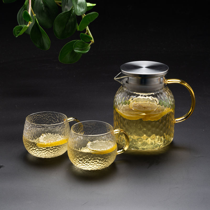 950ML 쌀알 냄비 + 노란색 손잡이 망치 컵 2개