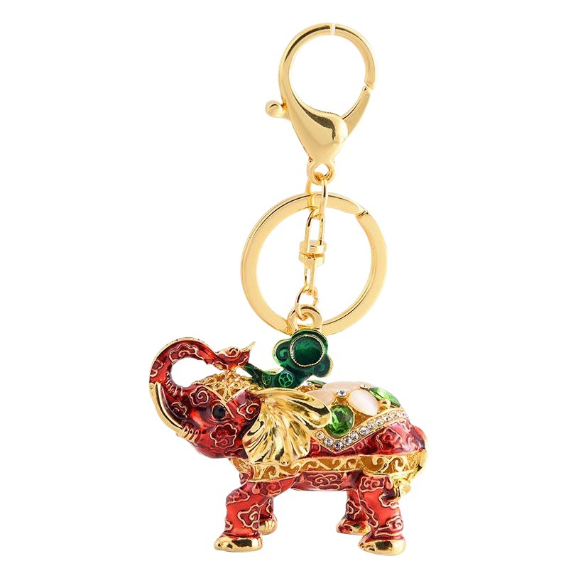 Llavero Metálico 3D con Forma de Elefante, Colgante Creativo, Recuerdo, Pequeño Regalo, Venta por Mayor, Fábrica