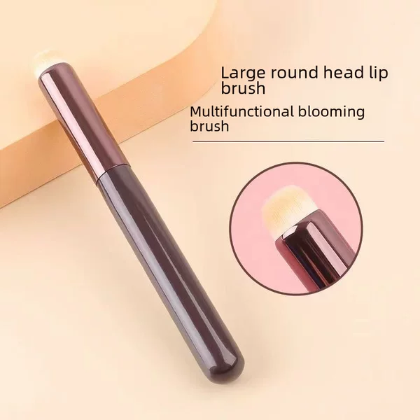Single New Round Head Lip Brush Lipstick Brush Lip Brush Makeup Brush Multifunctional Bullet Concealer Brush Makeup Brush