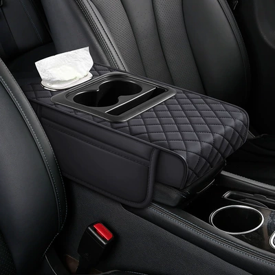 pad, multifunctional armrest pad, Armrest box pad - mysterious-black