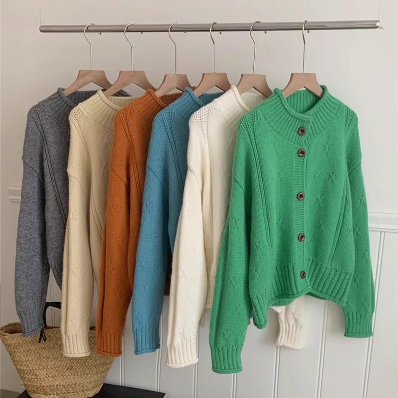 Japanese retro spring cardigan