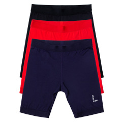 零阻力夏季跑步馬拉松運動加長五分緊身褲男速干透氣健身打底短褲