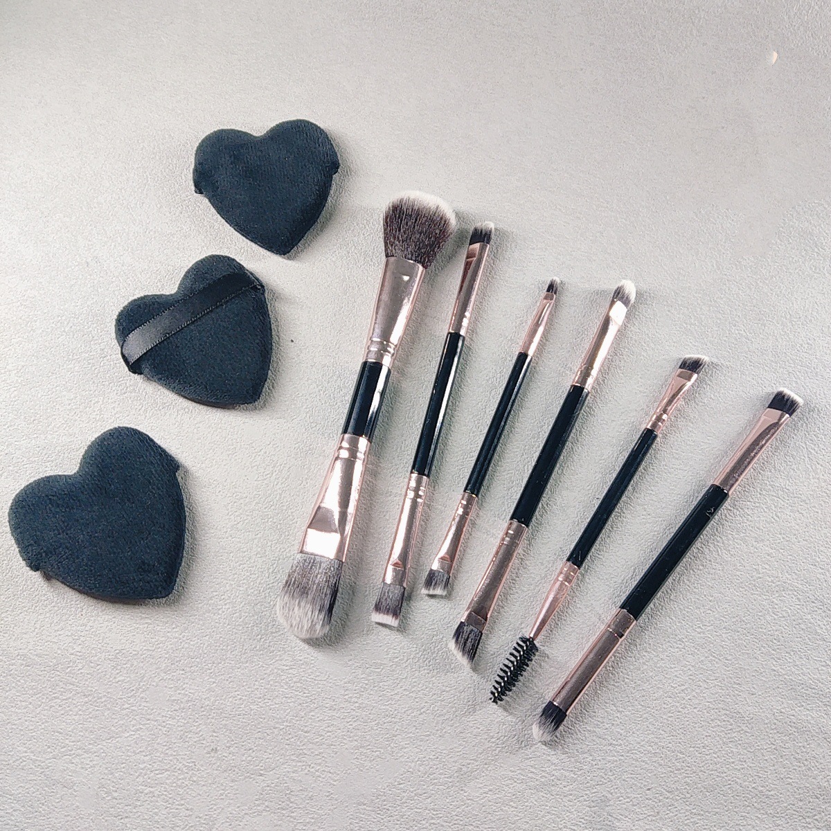 Nuevo juego de pinceles de maquillaje, herramientas de belleza profesionales, puff suelto, cepillo de maquillaje multifuncional, cepillo de rubor, cepillo corrector, transfronterizo