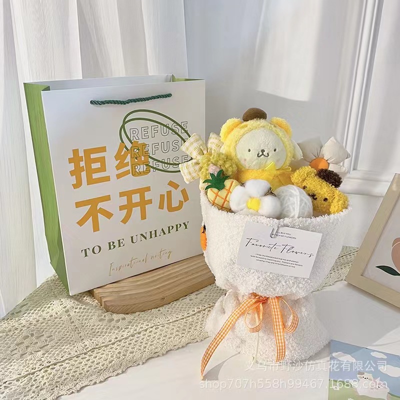 푸딩 개 (가방 인사말 카드)