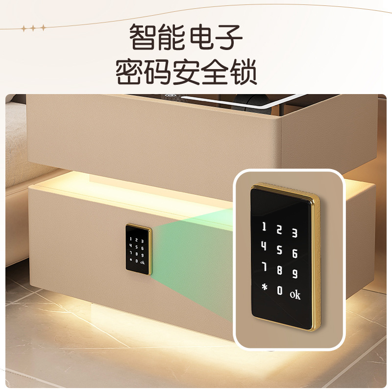 Mesa de cabezal de cama inteligente lujosa luj