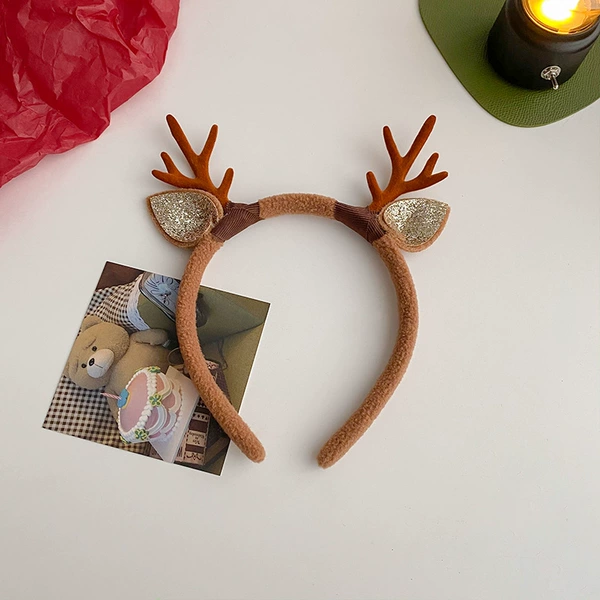 5#Coffee color-Golden Ear Antlers