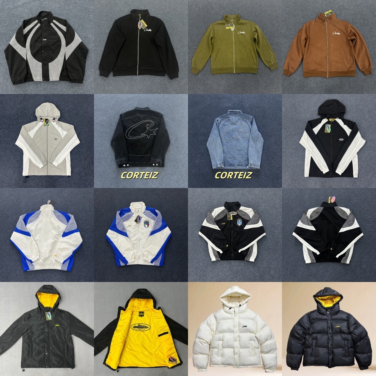 Cross-Border Supply Alcatraz Corteiz Embroidered Ins Small Logo Hip-Hop Jacket Letter Logo Coat Outdoor Windbreaker
