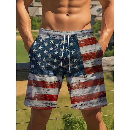 New European and American 3D casual sports shorts, direct sales wholesale