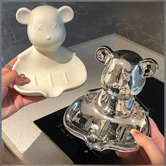 Drainage Soap Dish Household Hole-Free Hand Washing Bathroom Ceramic Soap Dispenser Bathroom Soap Drain Shelf