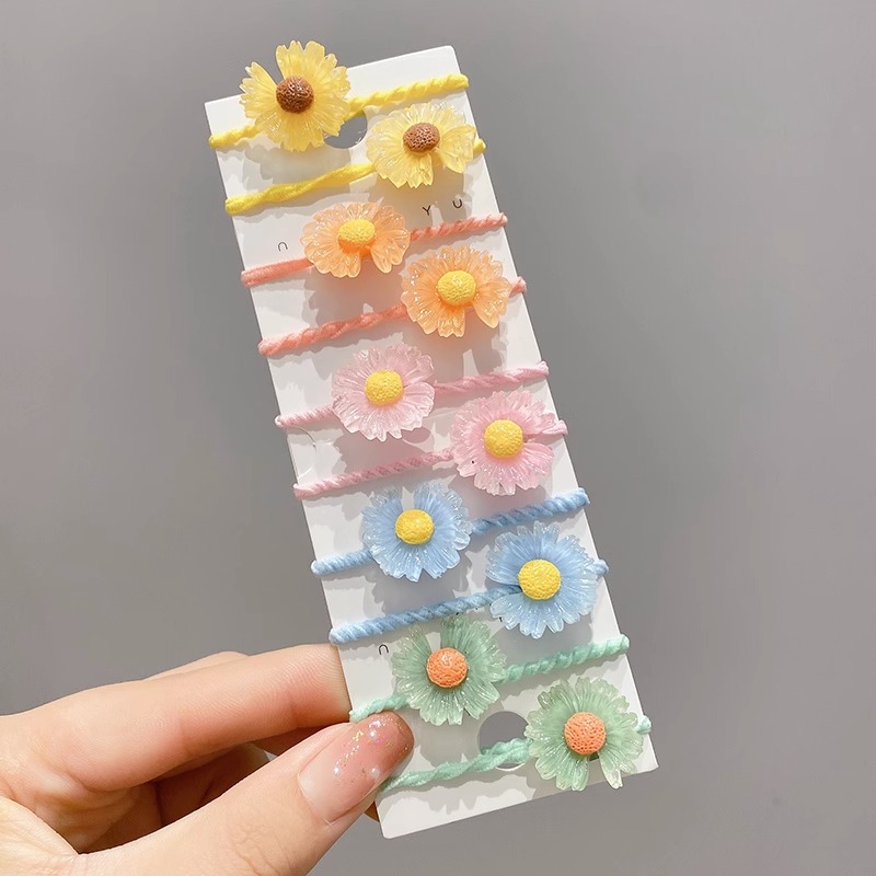 La cuerda del pelo del bebé de las muchachas de la banda de goma de los niños no lastima el pelo Los accesorios del pelo del pulgar del tamaño pequeño atan la banda de goma del pelo