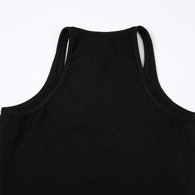 Vestido largo deportivo básico para mujer, color liso, cuello bajo, ahuecado, con recortes, atado, informal, de calle, para verano