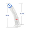 Snailage classic simulation penis without egg fake penis high -quality TPE material crystal transparent confession women