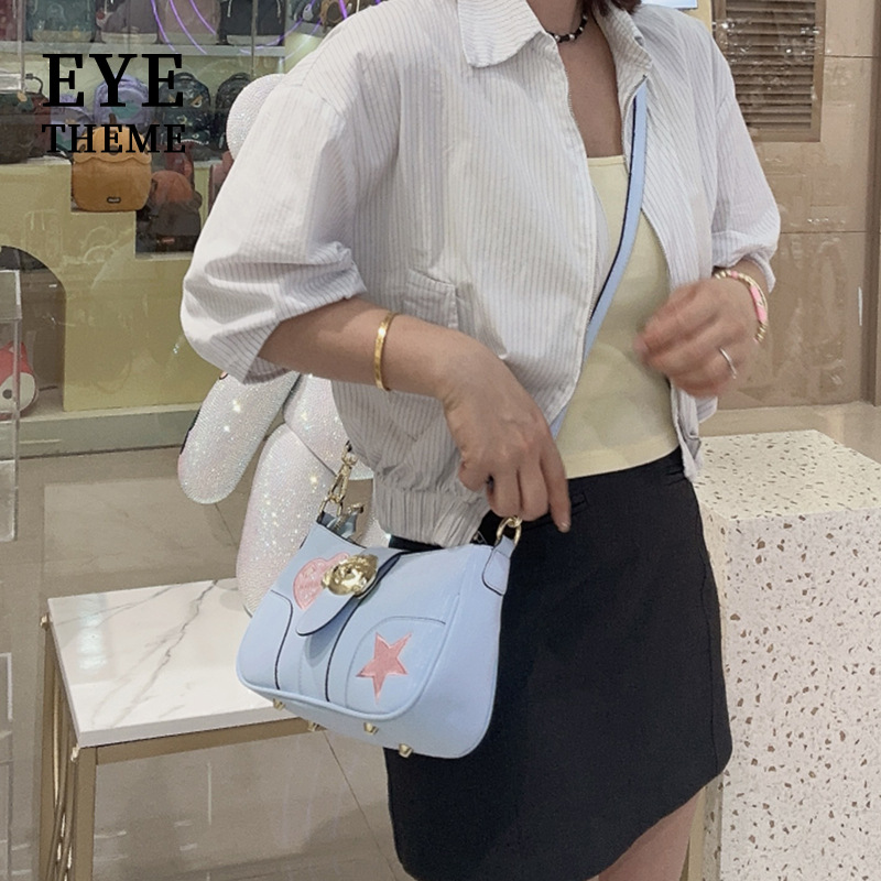 2025 dama bordada adorable tendencia PU suave cadena de pan de hombro cremallera estilo de moda 2822 #